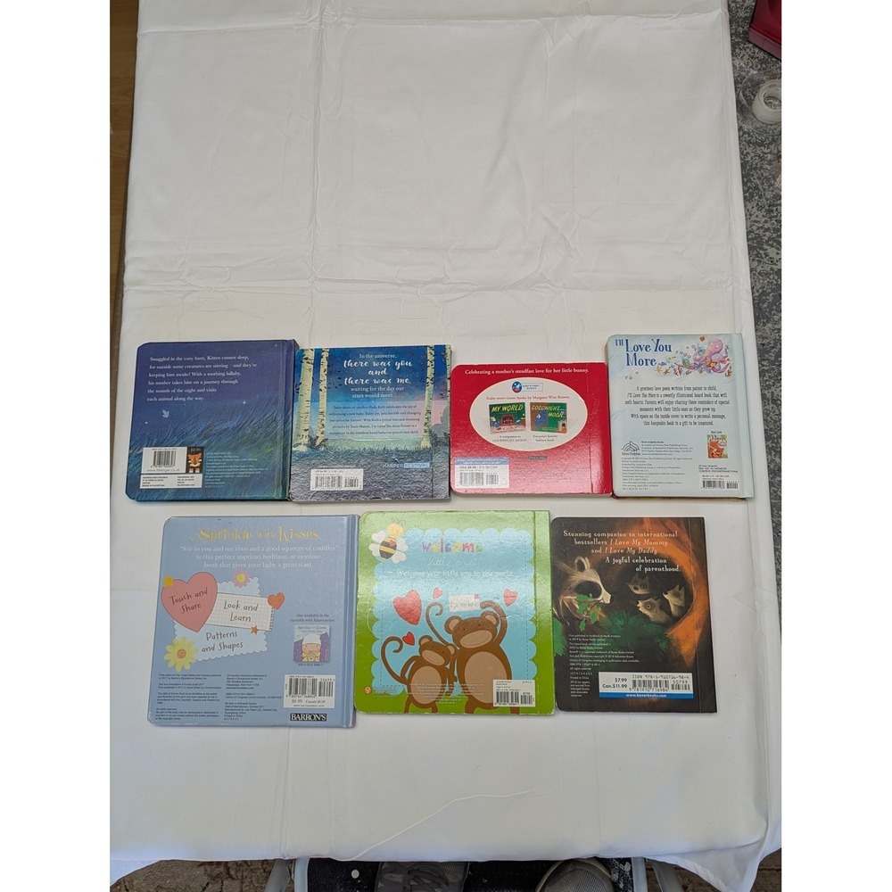 7 PC Lot Baby Board Books Hoda Kotb Runaway Bunny I Love My Baby Nursery Gift‎ - Picture 2 of 15